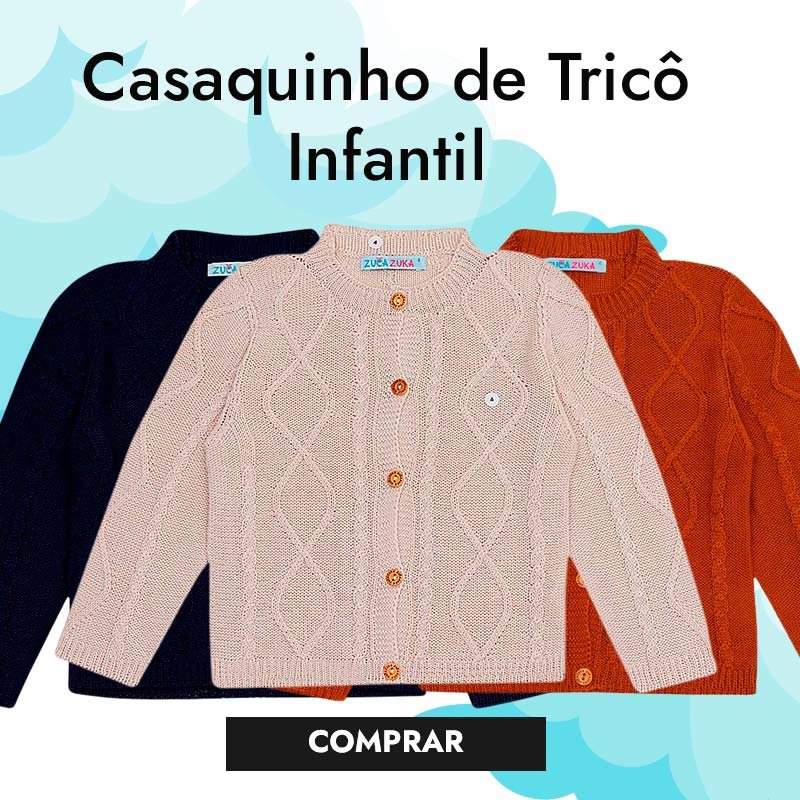 Casaquinho Infantil Tricô Tricot